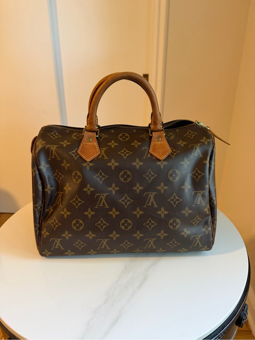 Louis Vuitton Brown Monogram Speedy 30 Handbag - Brown